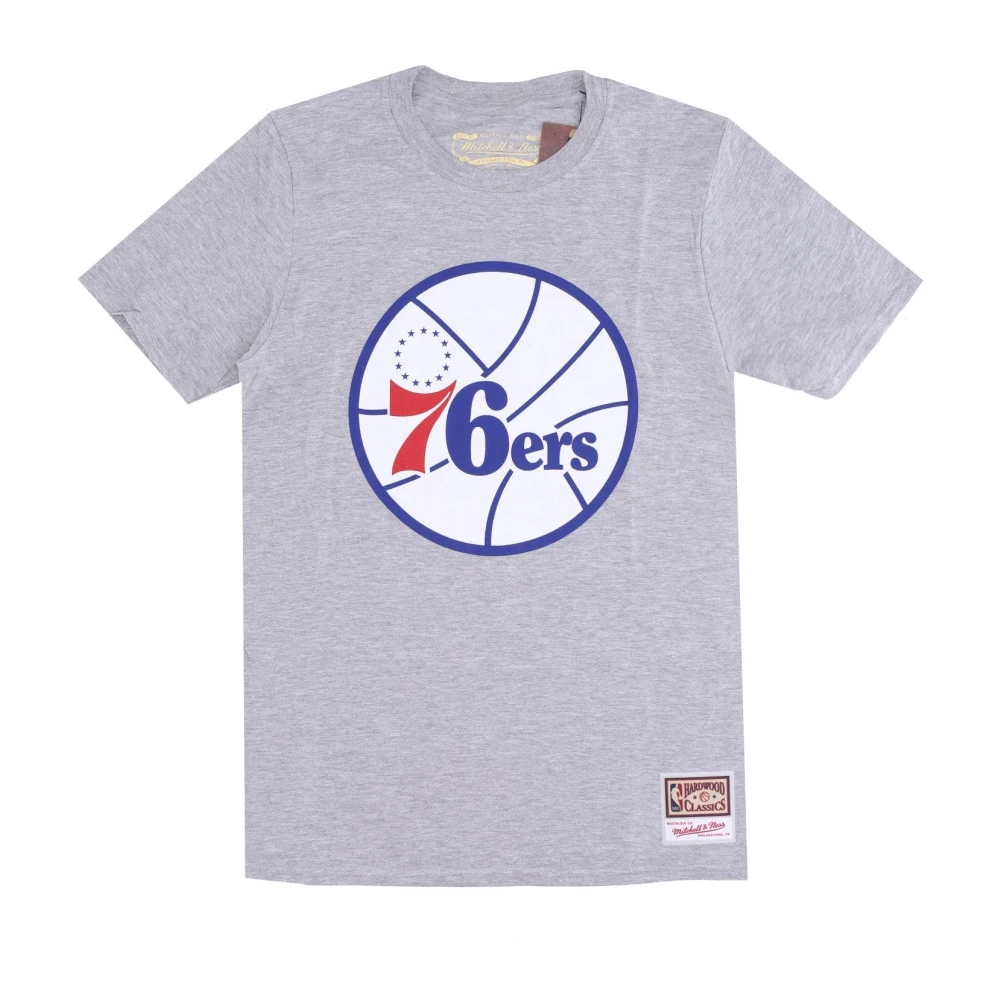 Mitchell & Ness NBA Team Logo Tee Hardwood Classics Gray Heren