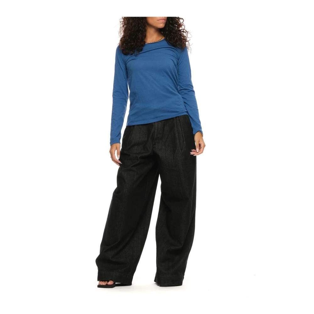 majestic filatures T-Shirt en Polo Blue Dames
