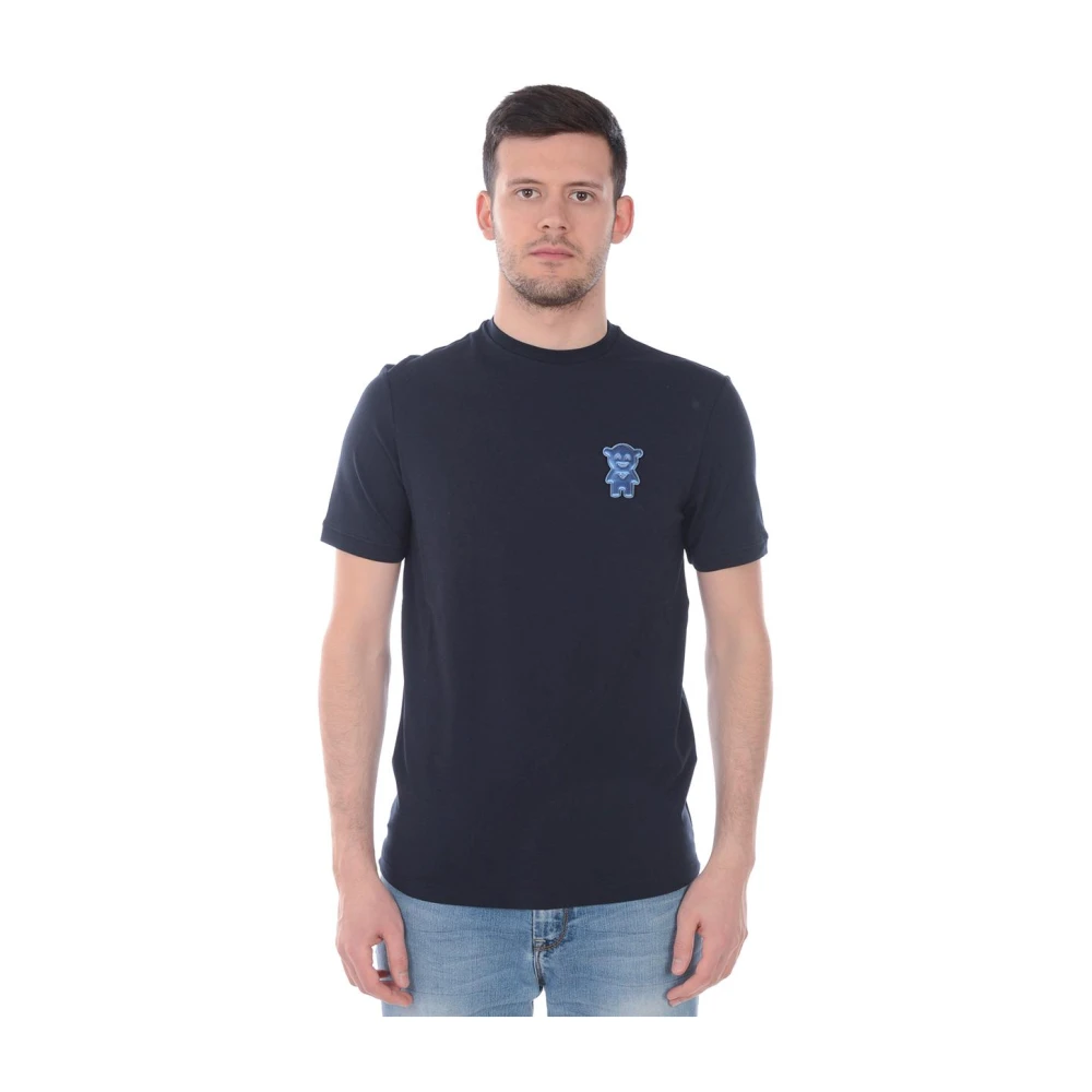 Emporio Armani Hombre Azul Camisetas, Talla: L