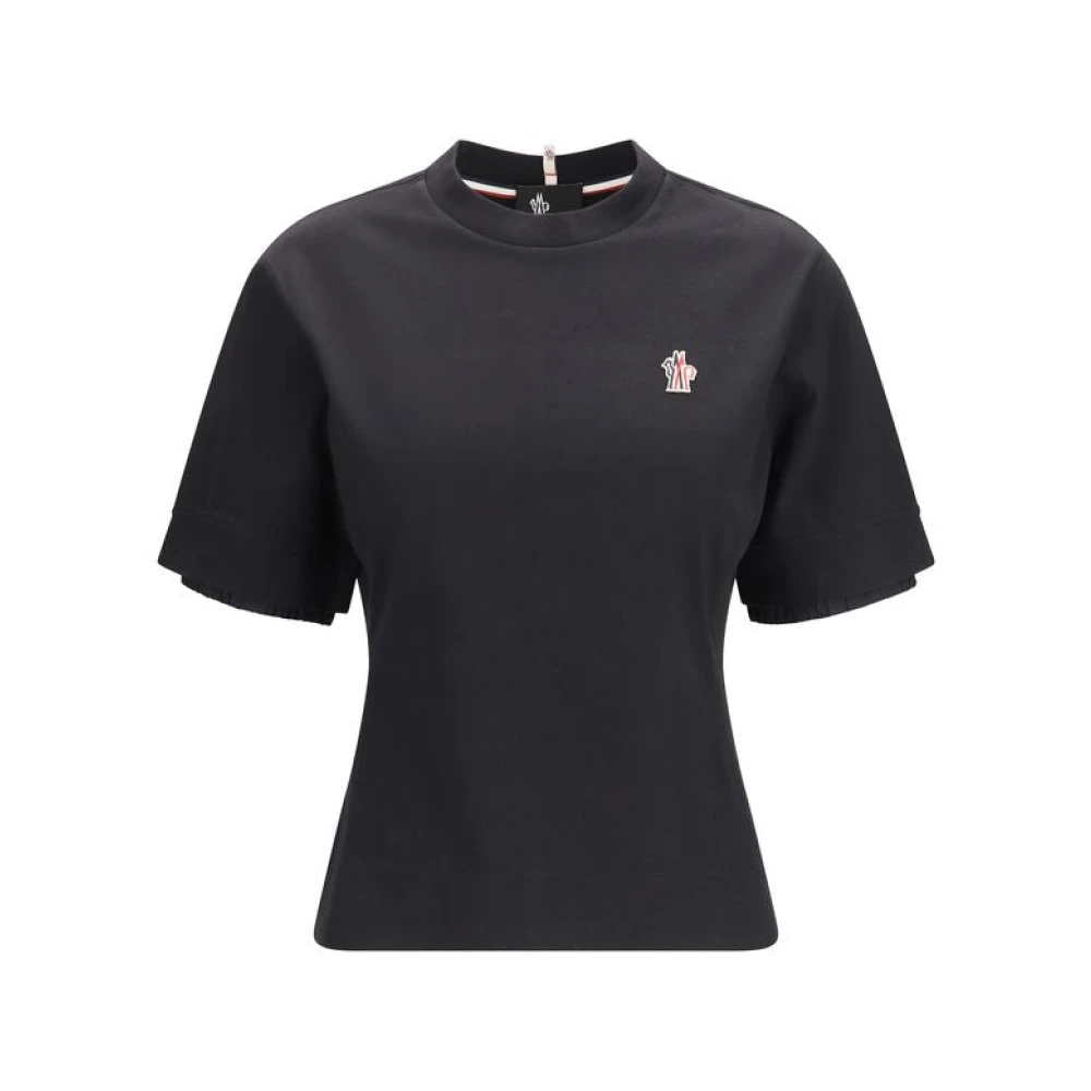 Moncler Women's Black Cotton T-Shirt - T-Shirts - S - Tops