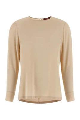 Stretch Silk Satin Shirt