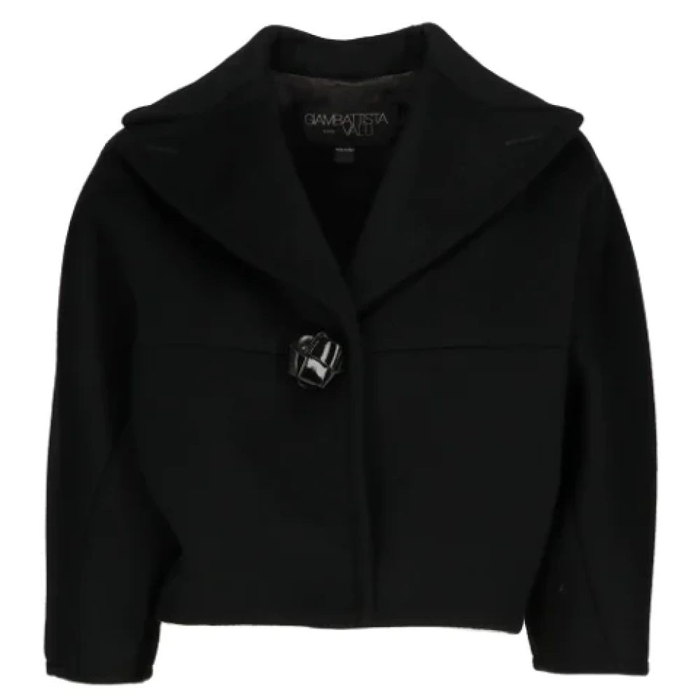 Giambattista Valli Pre-owned Cashmere outerwear Black Dames