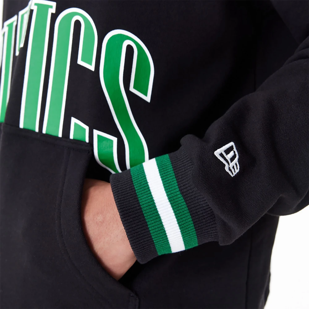 new era Boston Celtics Arch Grafische Sweater Black Heren