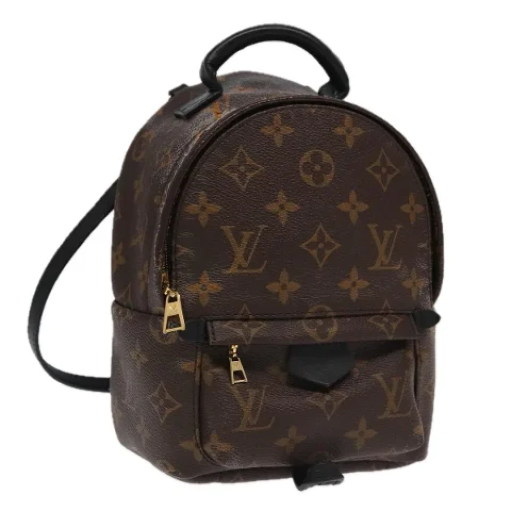 Louis Vuitton Vintage Pre-owned Canvas backpacks Brown Dames