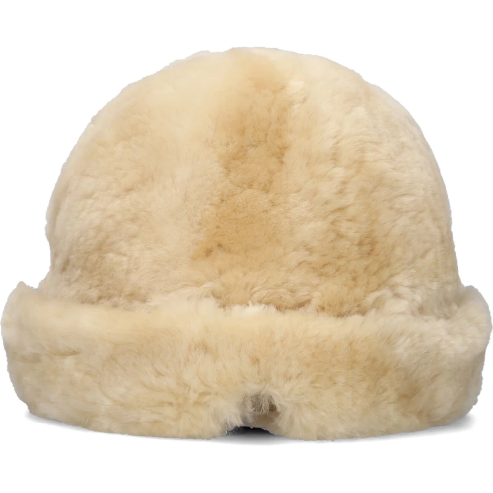 Warmbat Jaylene Hat Stijlvolle Merino wollen hoed Beige Dames