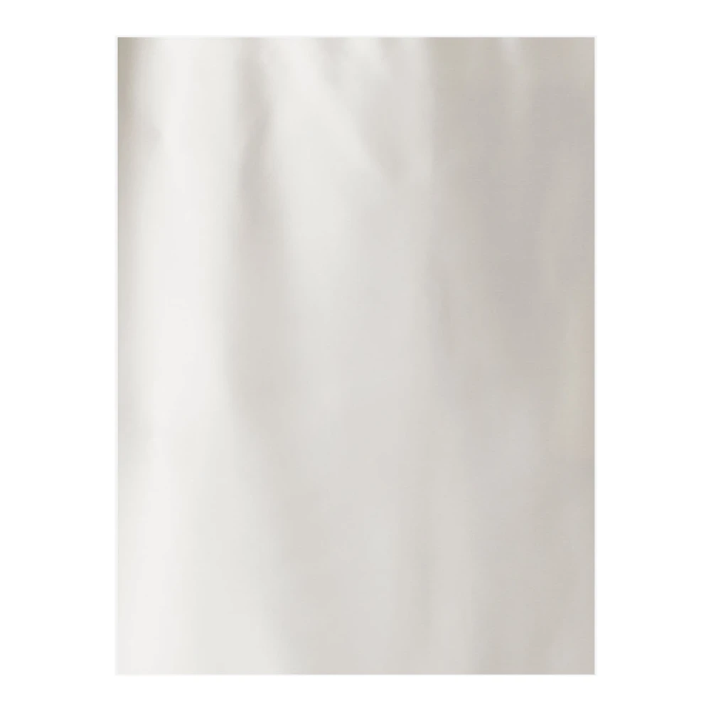 Jil Sander Witte Viscose Midi Rok White Dames