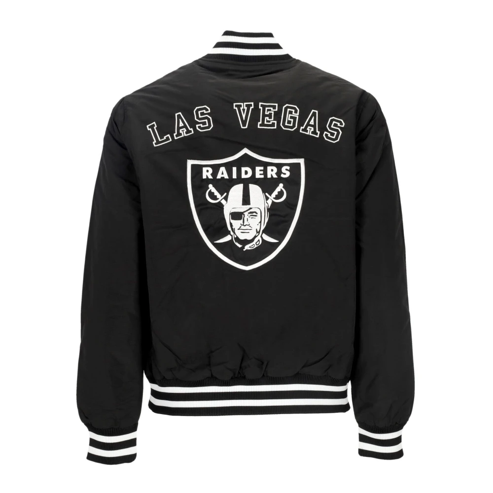 new era Las Vegas Raiders Bomberjack Zwart Wit Black Heren