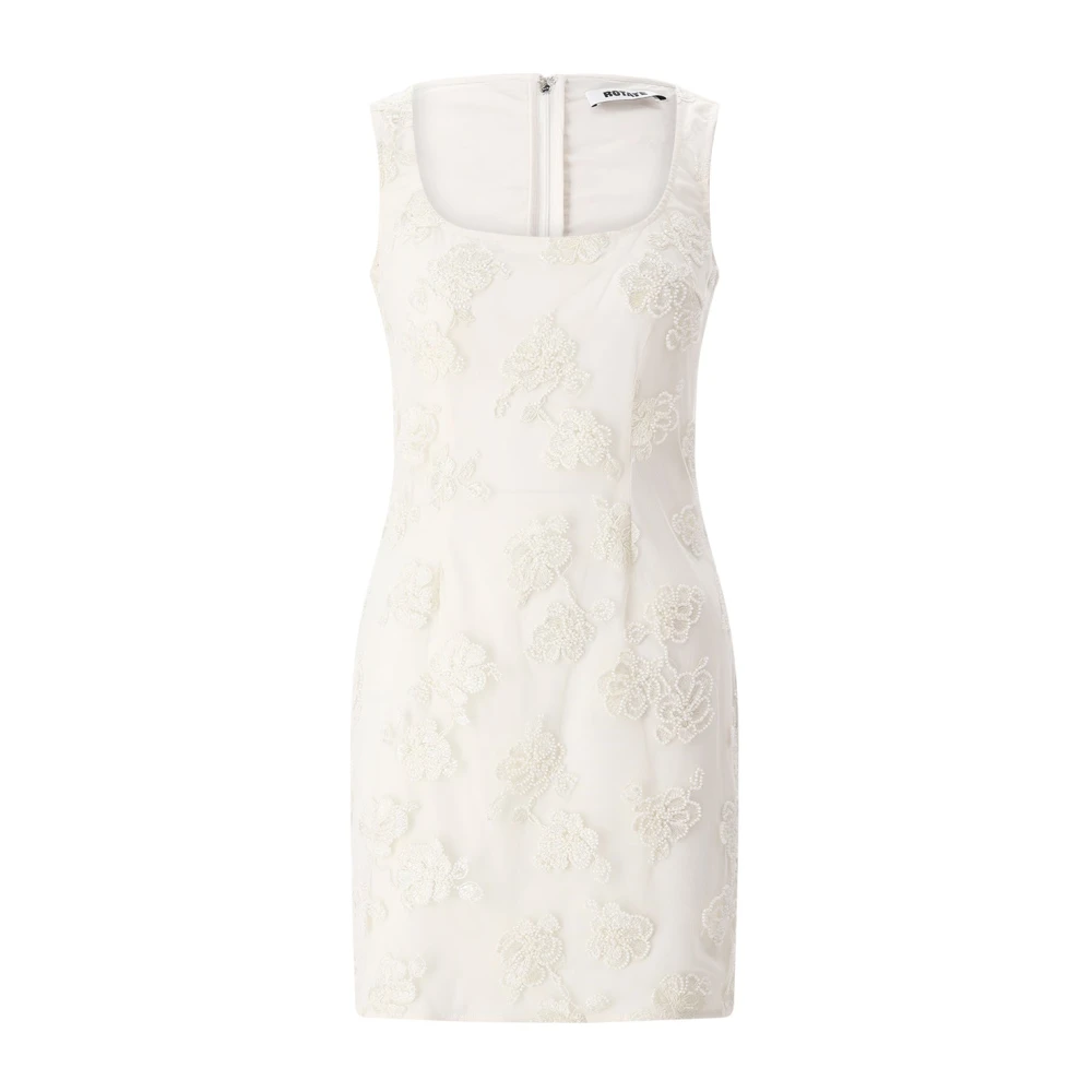 Rotate Birger Christensen Women's Beige Short Dresses - Short Dresses - L - Dresses