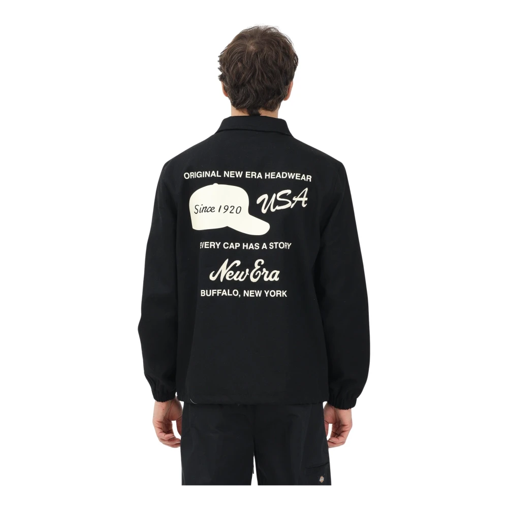 new era Essentiële Zwarte Windjack Black Heren