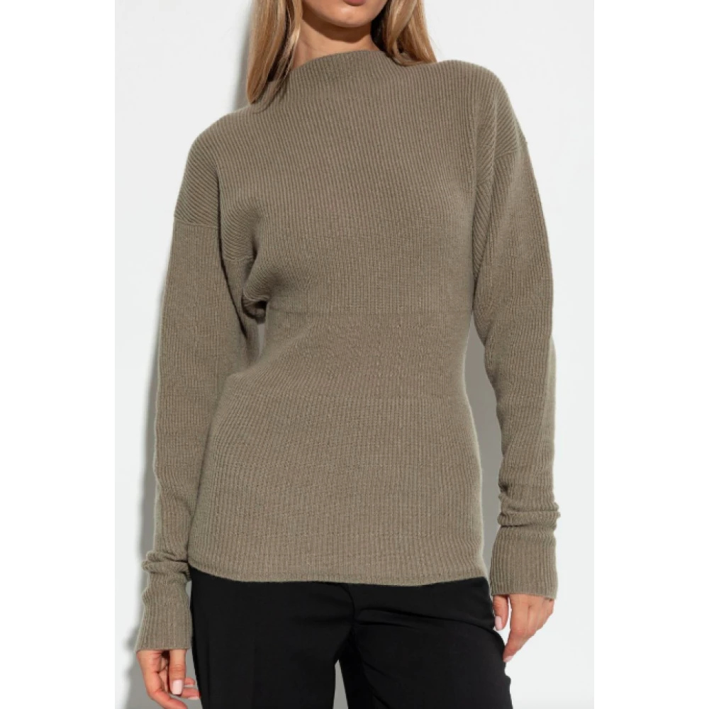 Rick Owens Dafne Top Dust Brown Dames