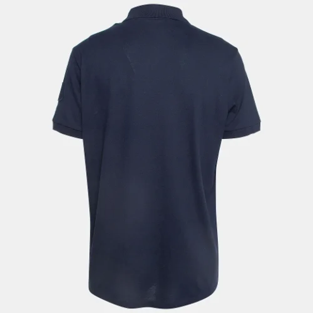 Moncler Pre-owned Cotton tops Blue Heren