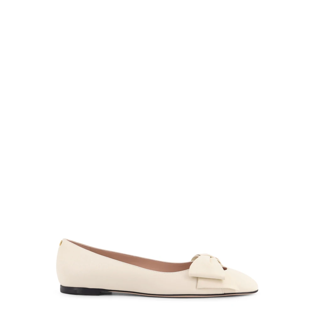 Valentino Garavani Beige Bowow Ballerina - Female - Ballerina Shoes - 5 1/2 Uk - Shoes