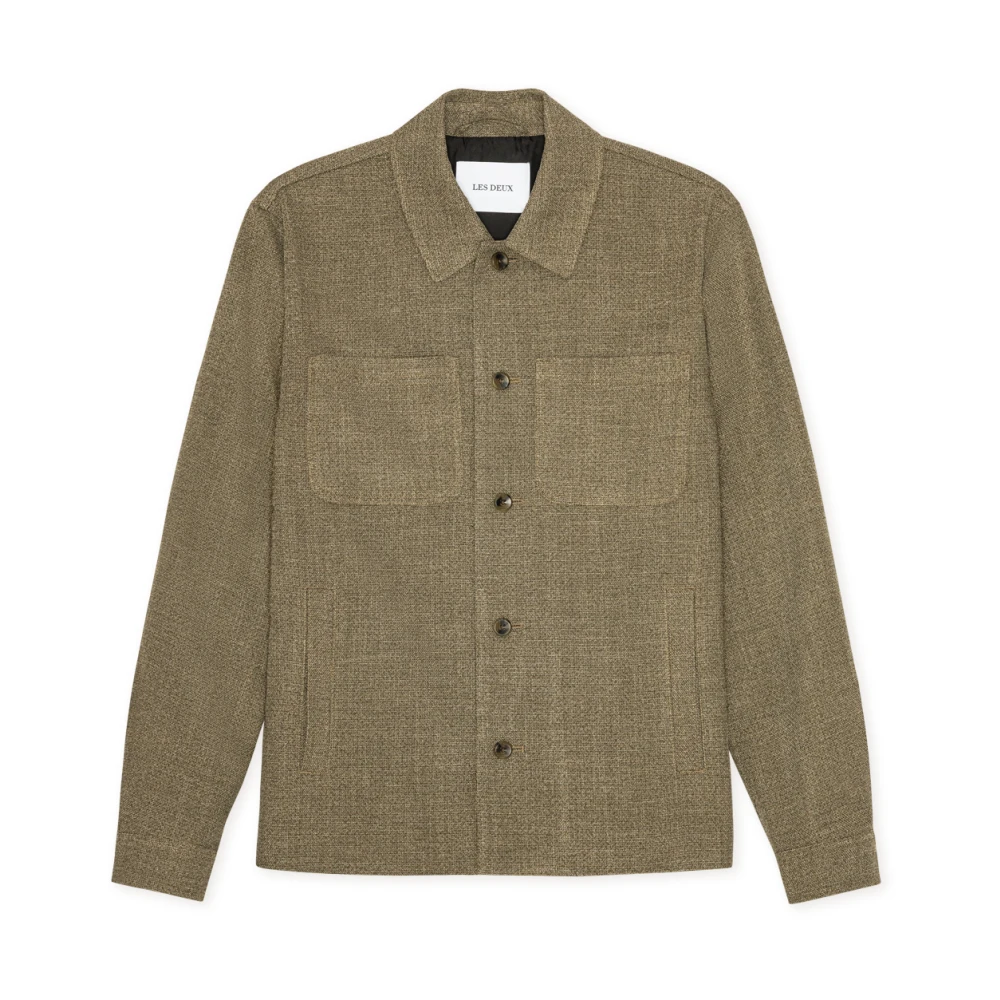 Les Deux Men's Brown Light Jackets, Xl, Marseille Melange Jacket