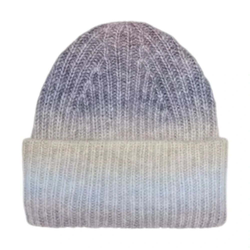 Only Roze Ombre Gebreide Muts Multicolor Dames