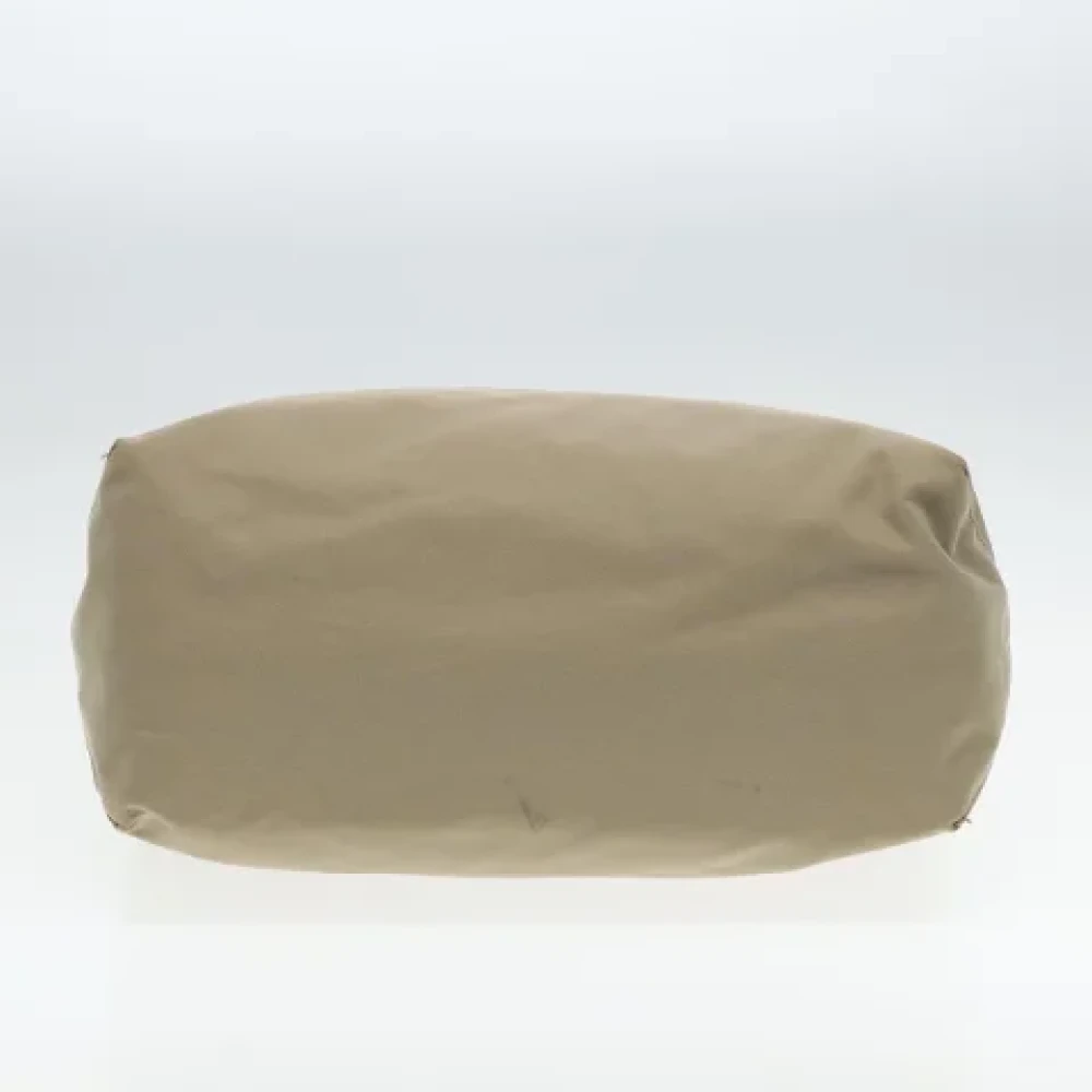 Burberry Vintage Pre-owned Nylon handbags Beige Dames