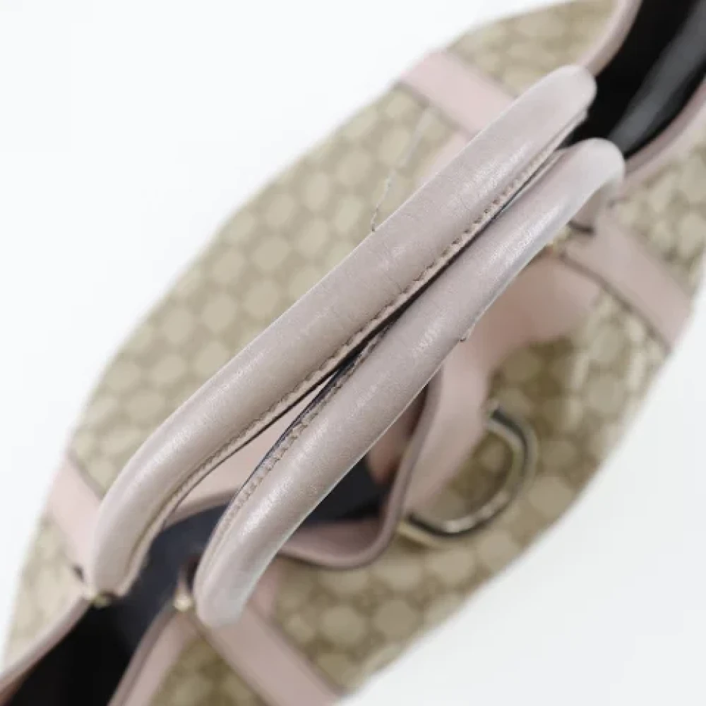 Gucci Vintage Pre-owned Canvas handbags Beige Dames