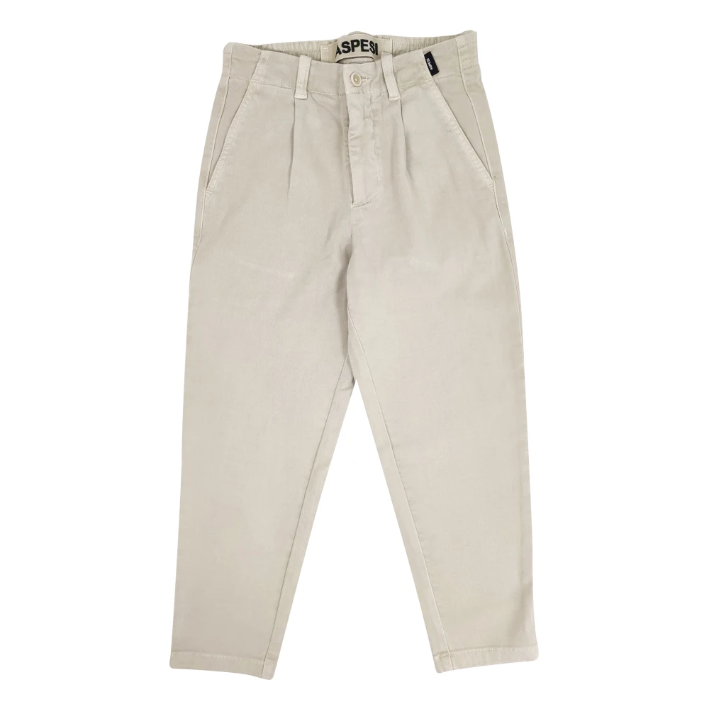 Aspesi Boys Beige Trousers, 16 Y, Leggings
