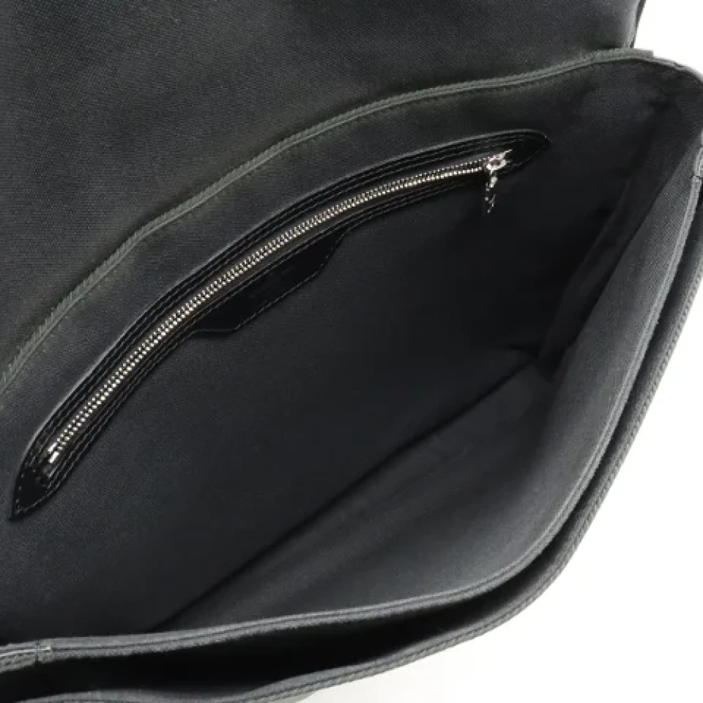 Louis Vuitton Vintage Pre-owned Canvas shoulder-bags Black Heren