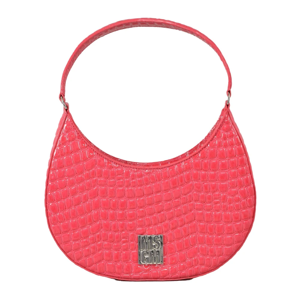 Msgm Poliuretanica Schoudertas Pink Dames