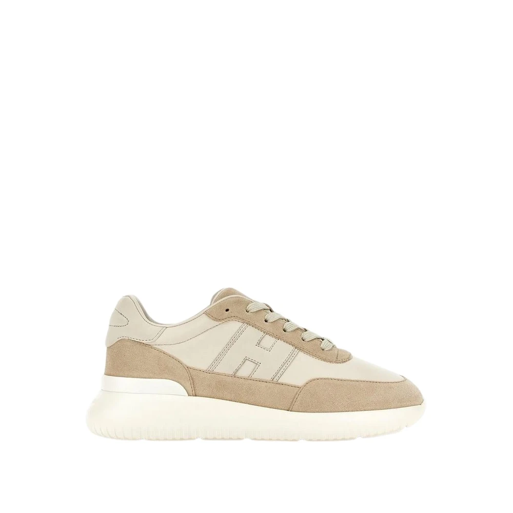 Hogan H709 Allacciato H Bando Heren Schoenen Beige