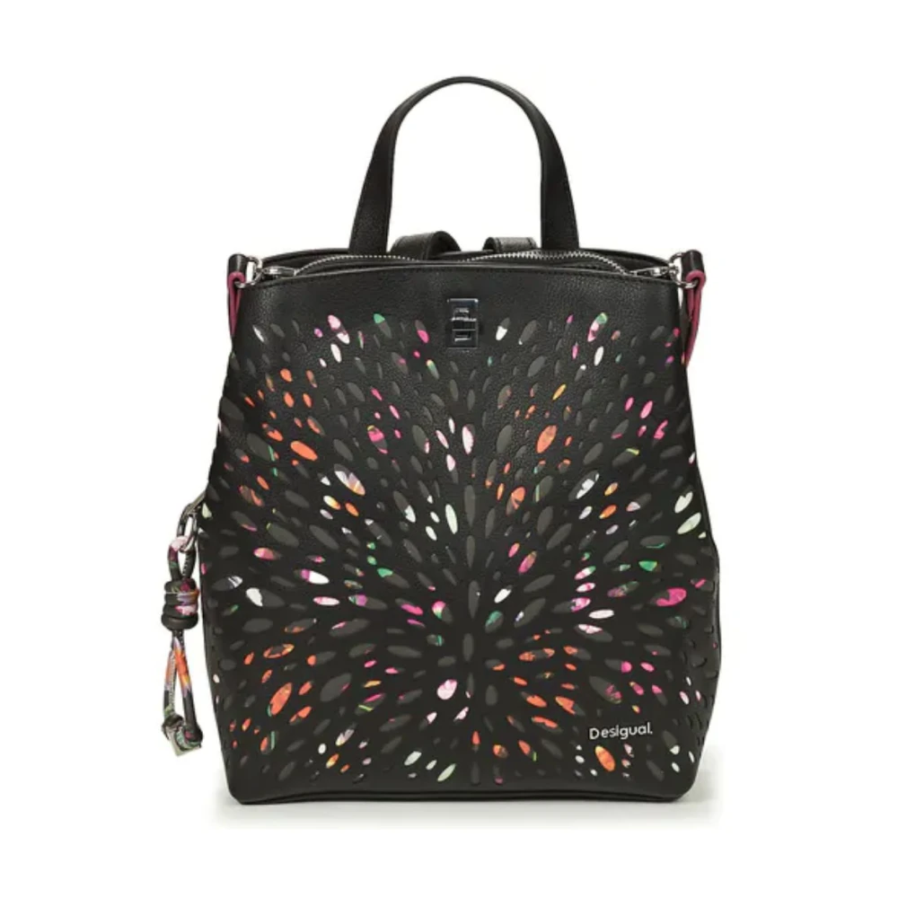 Desigual Stijlvolle Rugzak met Meerdere Compartimenten Multicolor Dames