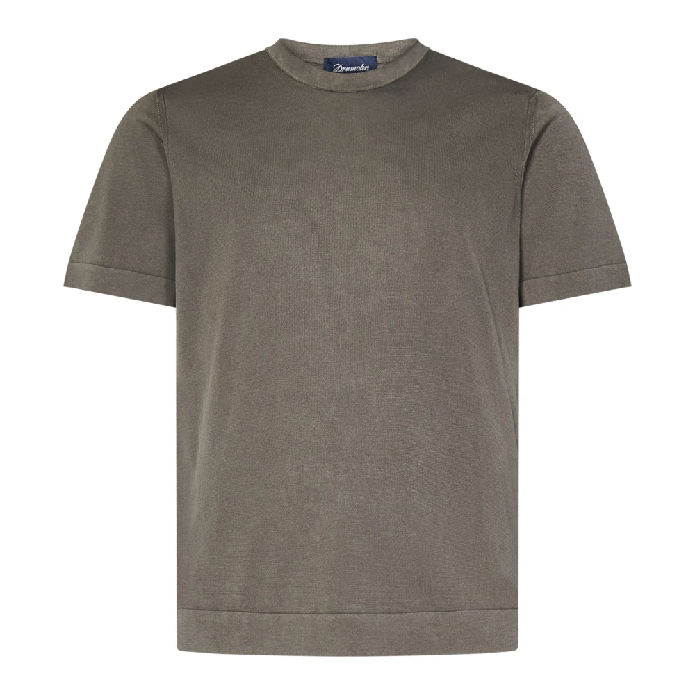 Drumohr - Tops > T-Shirts - Gray - Drumohr - Modalova