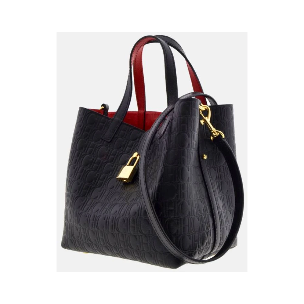Carolina Herrera Matryoshka Locked XS Handtas Black Dames