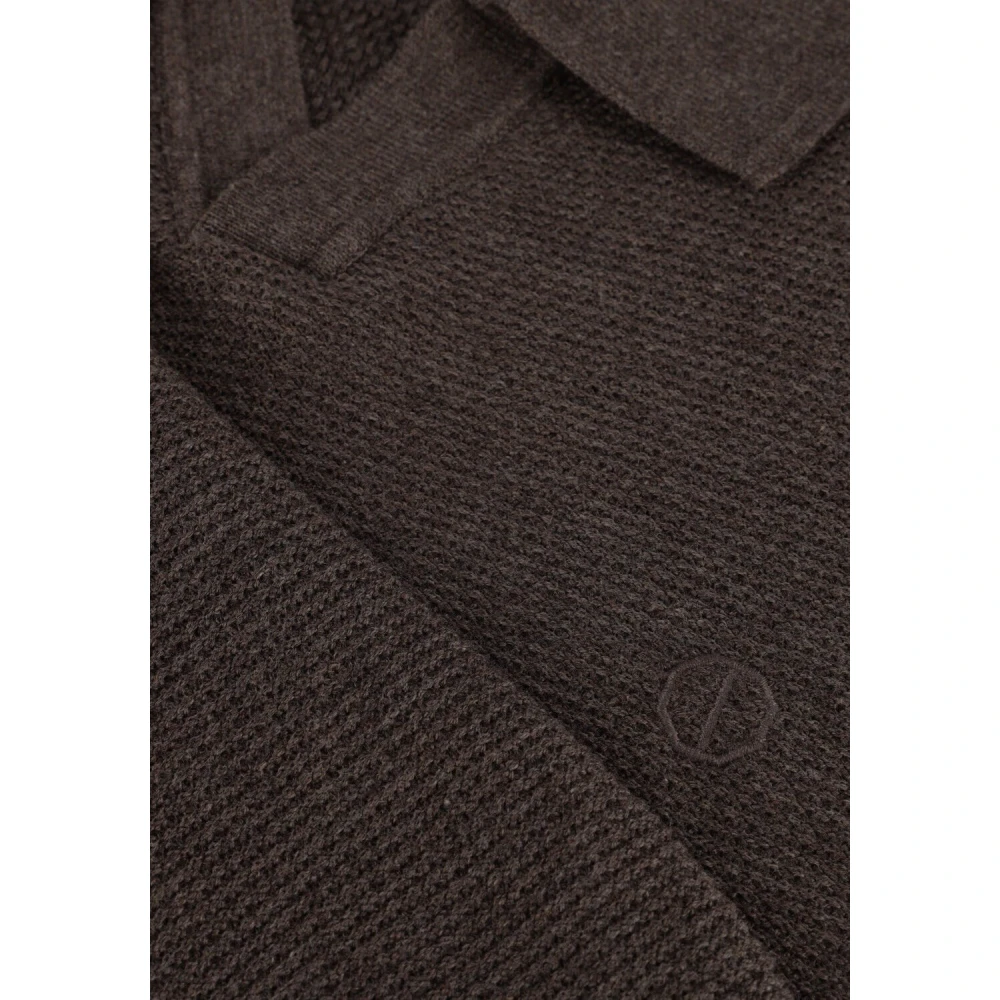 Dstrezzed Bruine Polo Trui voor Heren Brown Heren