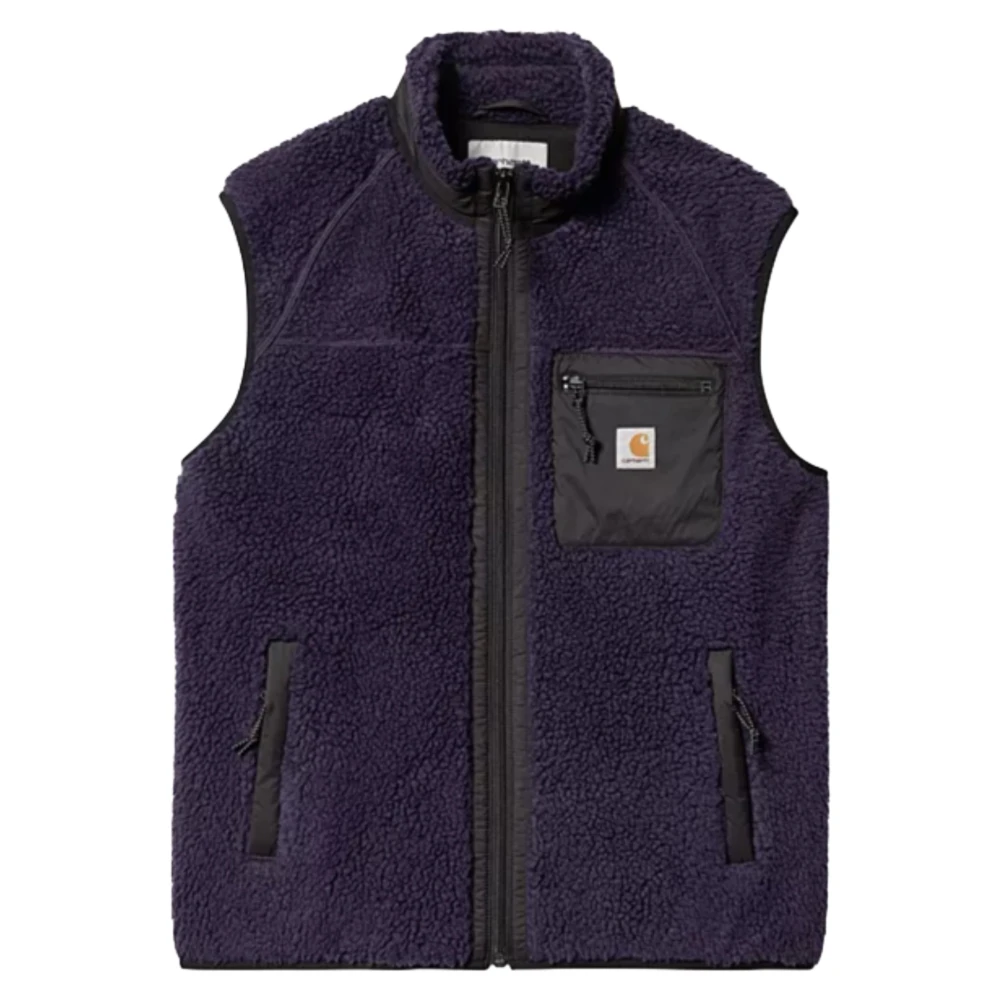 Carhartt WIP Prentis Vest Liner Aura Zwart Blue Heren