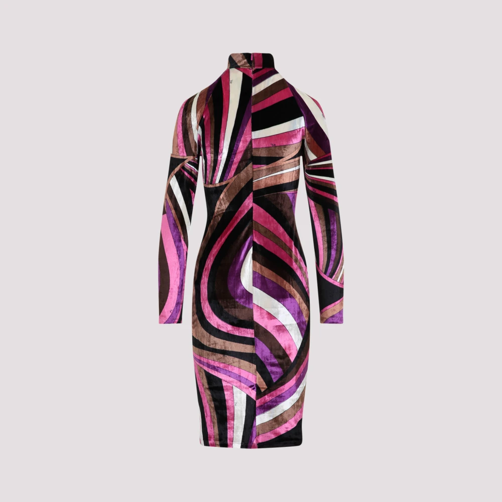 EMILIO PUCCI Multicolor Jurk voor Vrouwen Multicolor Dames