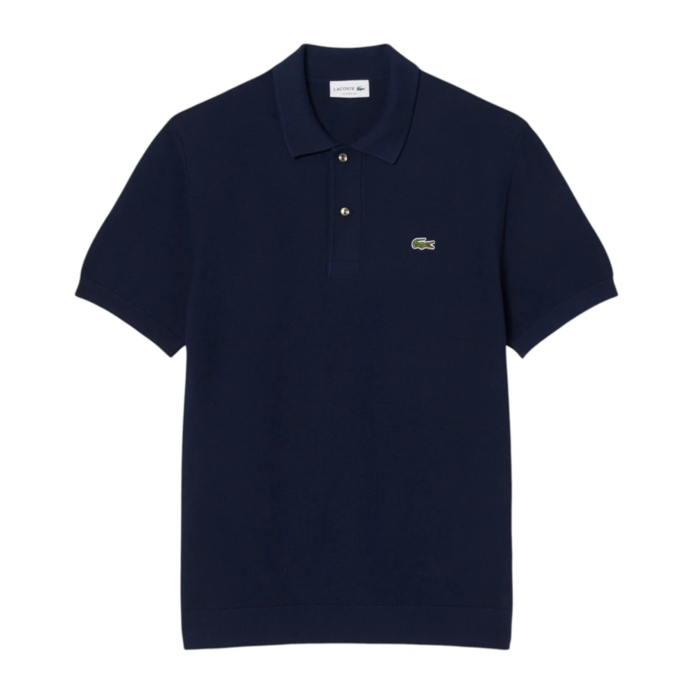 Lacoste Men's Blue Polo Shirts, Xs, Classic Fit Knitted Polo Shirt