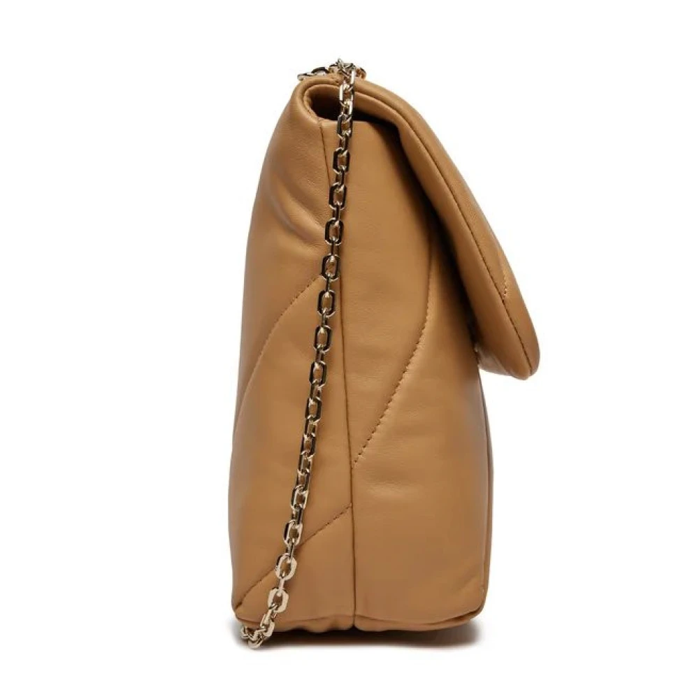 PATRIZIA PEPE Fly Padded Schoudertas Beige Dames