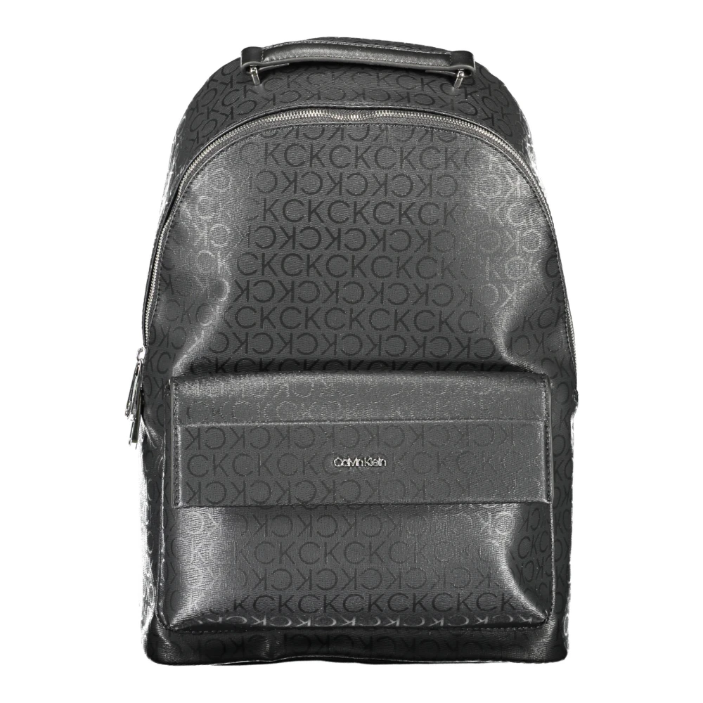 Calvin Klein Men's Black Backpacks, One Size, Backpack With Adjustable Straps