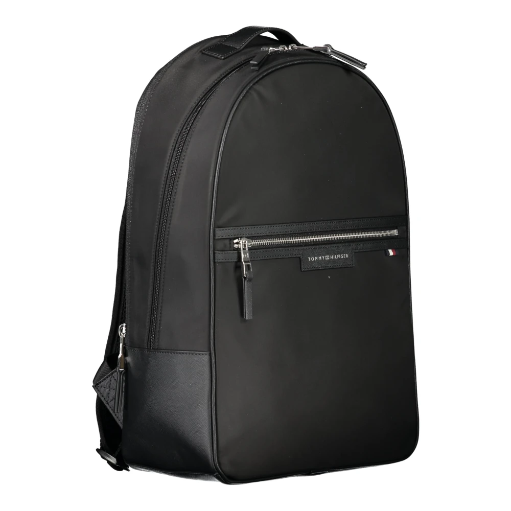 Tommy Hilfiger Heren Rugzak Zwart Laptopvak Black Heren