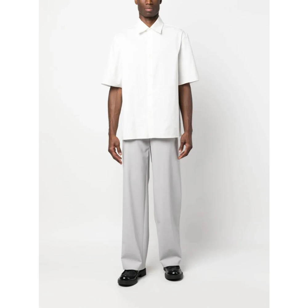 The Row Oversized korte mouwen shirt White Heren
