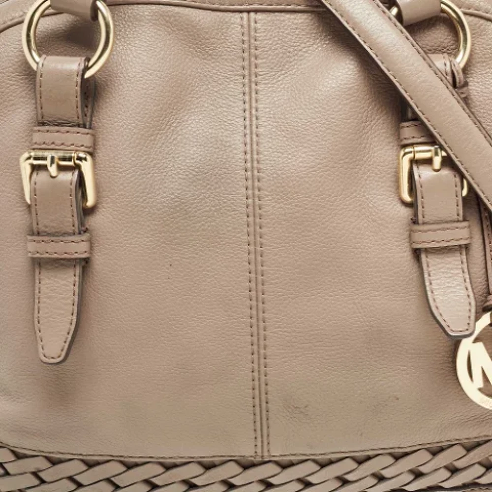 Michael Kors Pre-owned Leather handbags Beige Dames