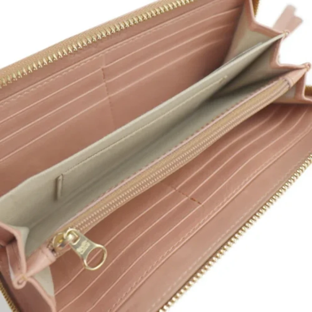 Chloé Pre-owned Leather wallets Pink Dames