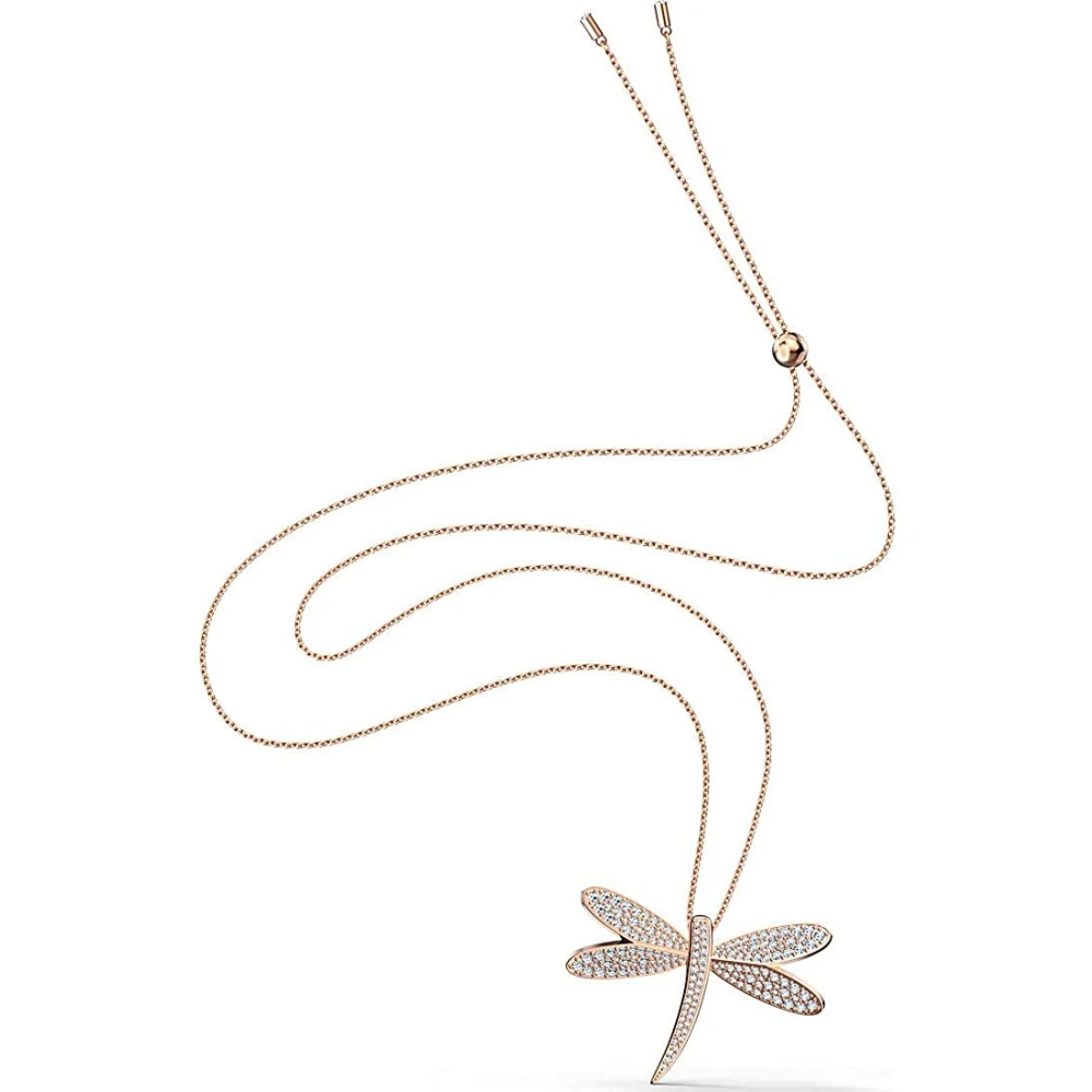Swarovski Libelle Halsband med Kristaller Gray, Dam