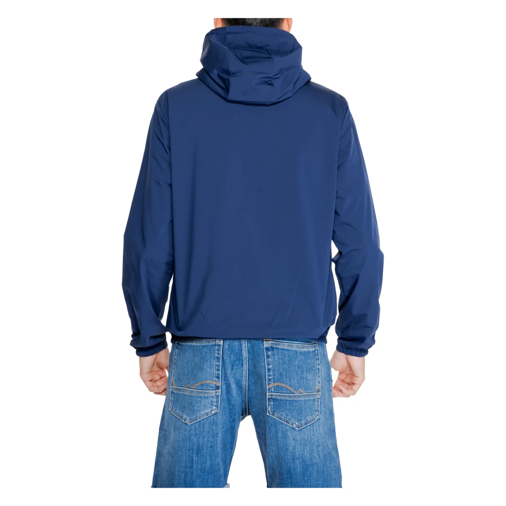 Replay Blauwe Hooded Zip-Up Jas Blue Heren