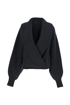 Oversized Wrap Knit Jumper