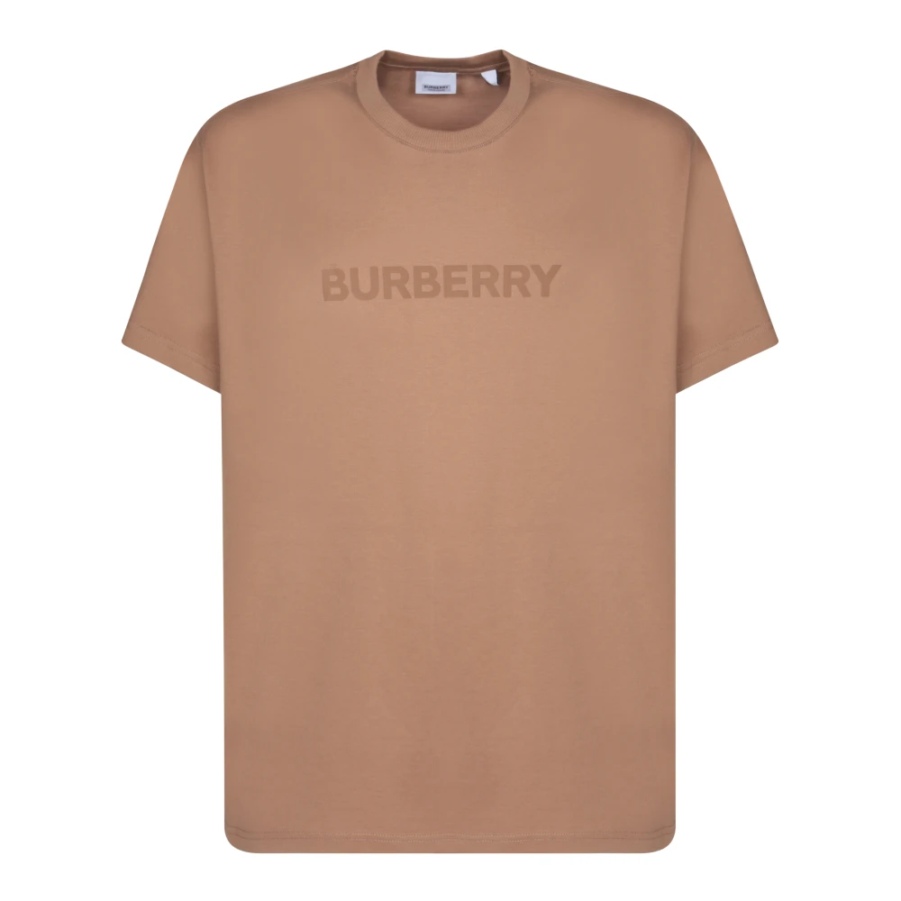 Burberry Bedrukte Crewneck T-shirts en Polos Beige Heren