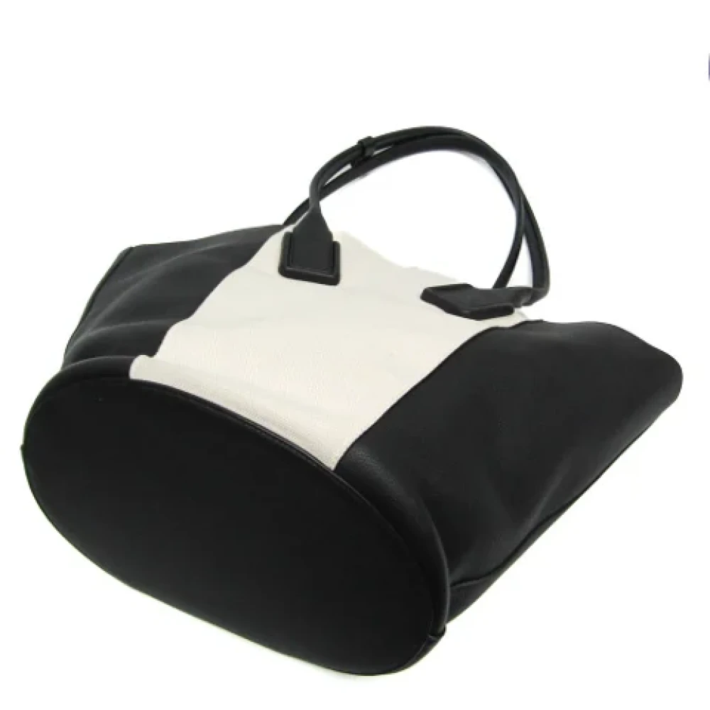 Bottega Veneta Vintage Pre-owned Leather totes Black Dames