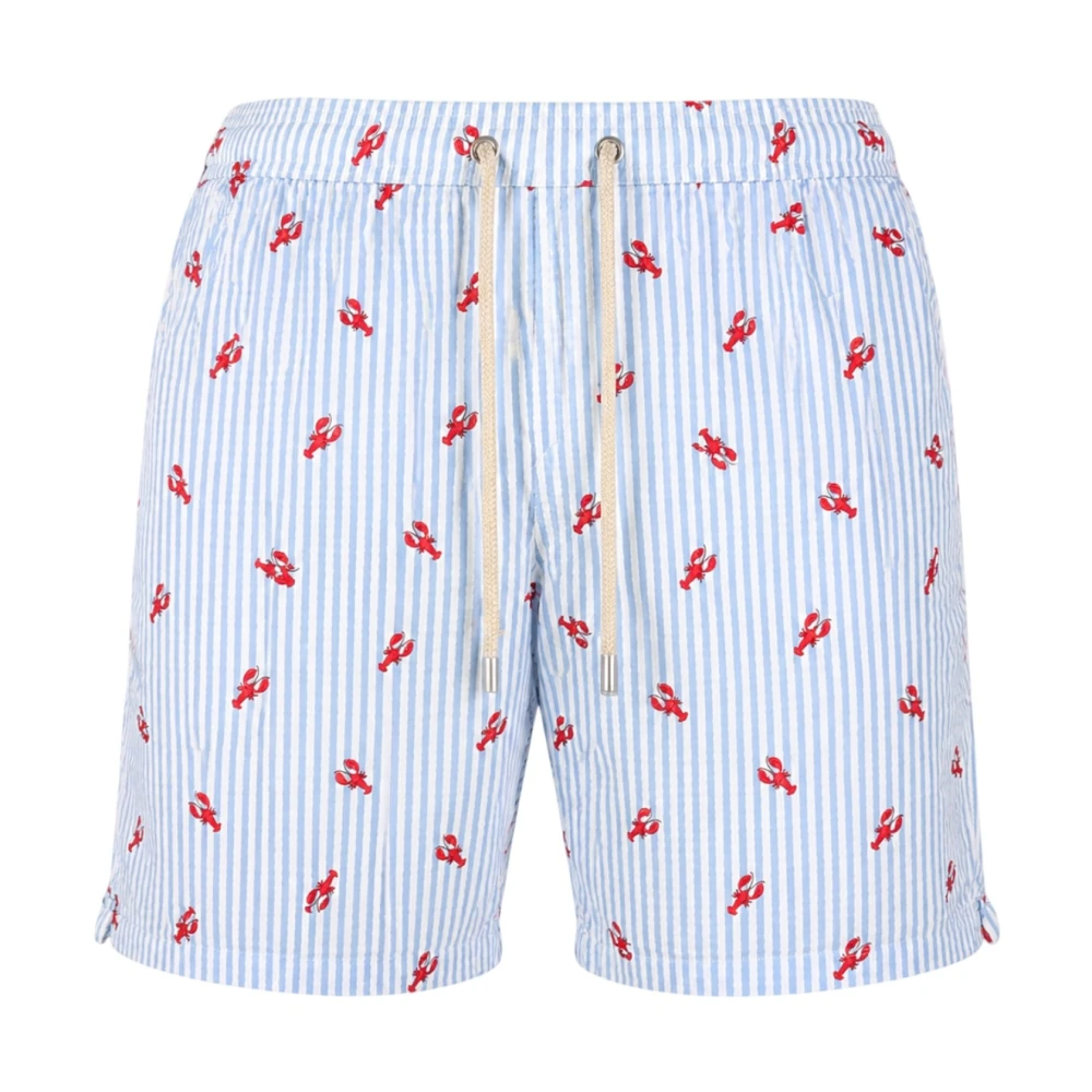 Mc2 Saint Barth Men's Blue Beachwear, L, Sea Clothing