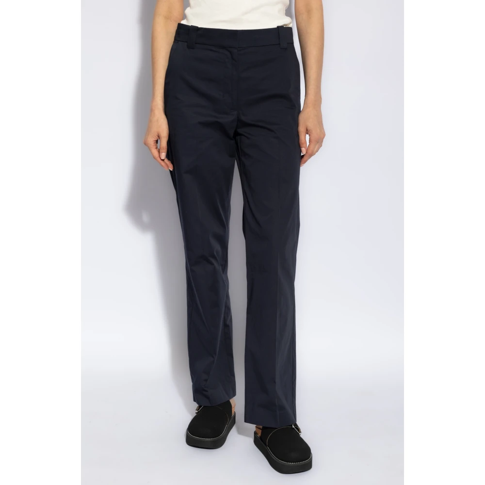 A.p.c. Gekreukelde broek Blue Dames