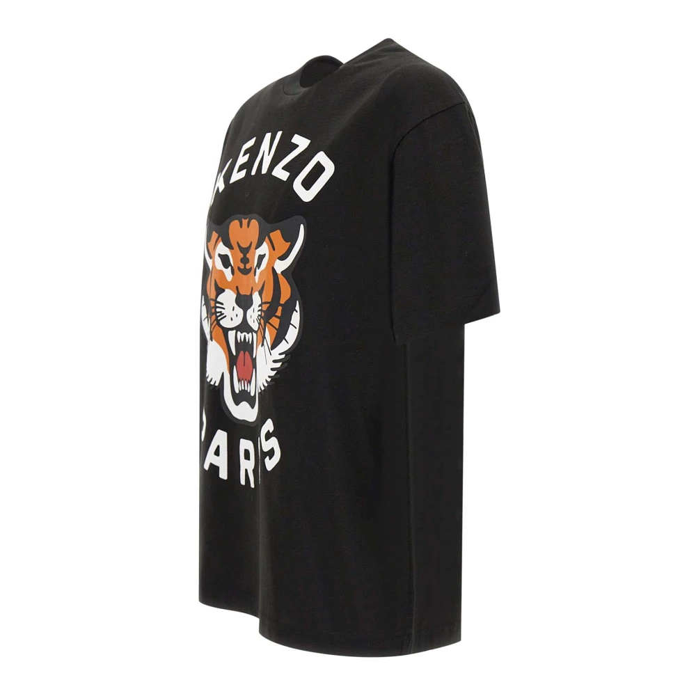 Kenzo Lucky Tiger Zwart T-shirt Black Heren