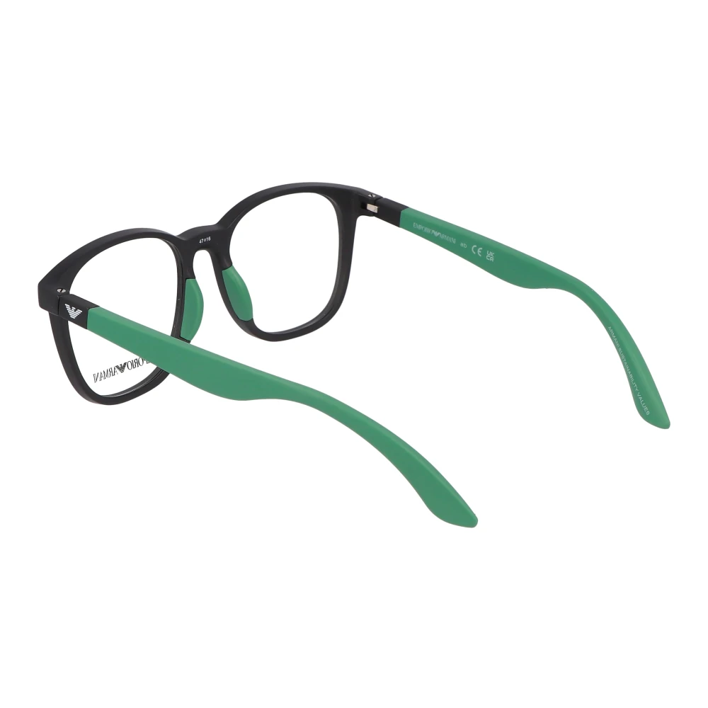 Emporio Armani Ronde acetaat montuur bril Green Unisex