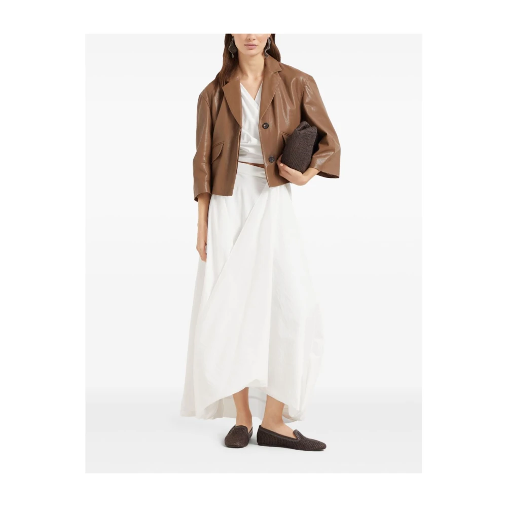 BRUNELLO CUCINELLI Natuurlijke overhemden voor mannen Beige Dames