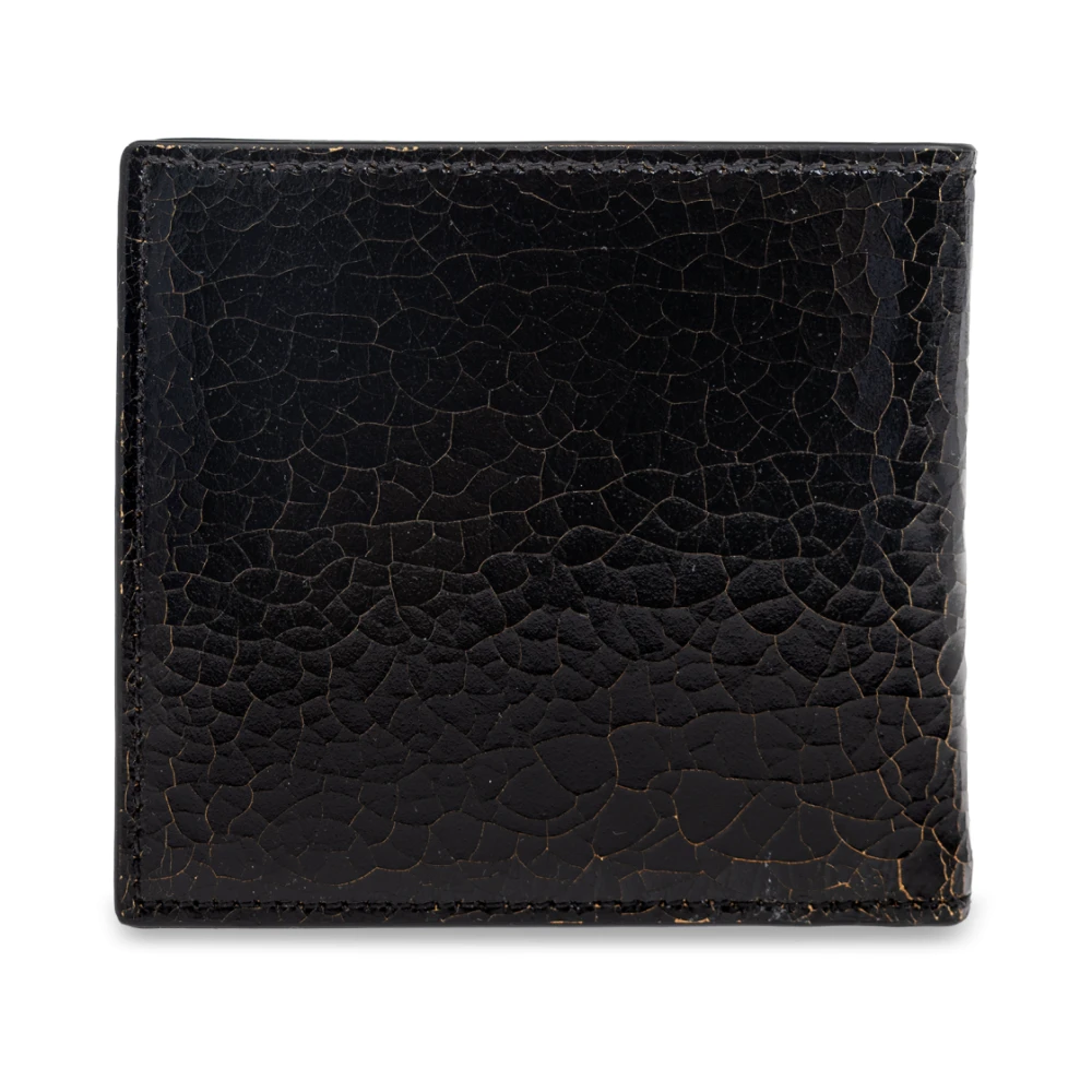 alexander mcqueen Leren portemonnee Black Heren
