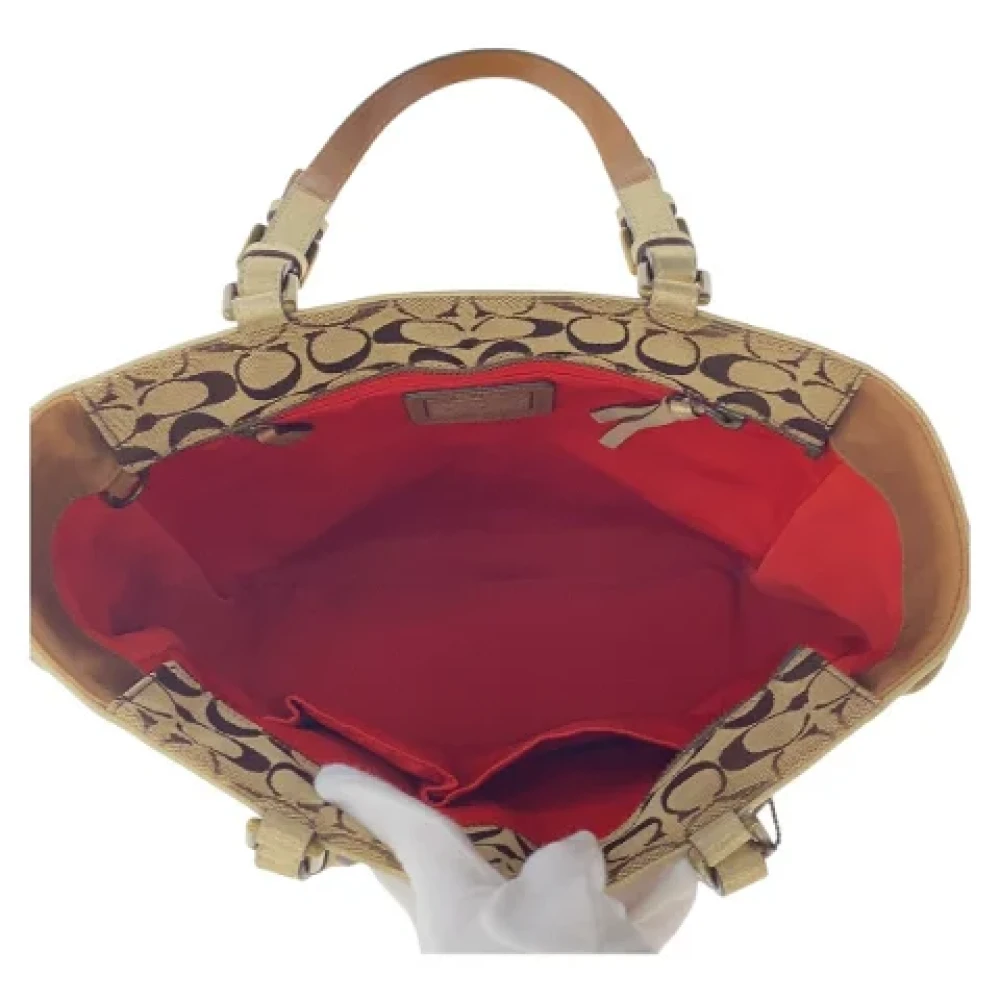 Coach Pre-owned Canvas totes Beige Dames