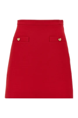 Crepe Couture Mini Kjol